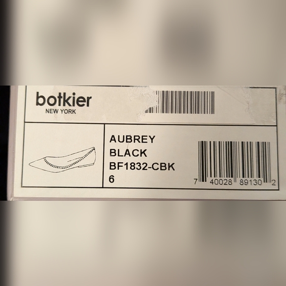 Botkier BLACK Aubrey Studded Ballet Flats Size 6M NIB - Picture 8 of 8